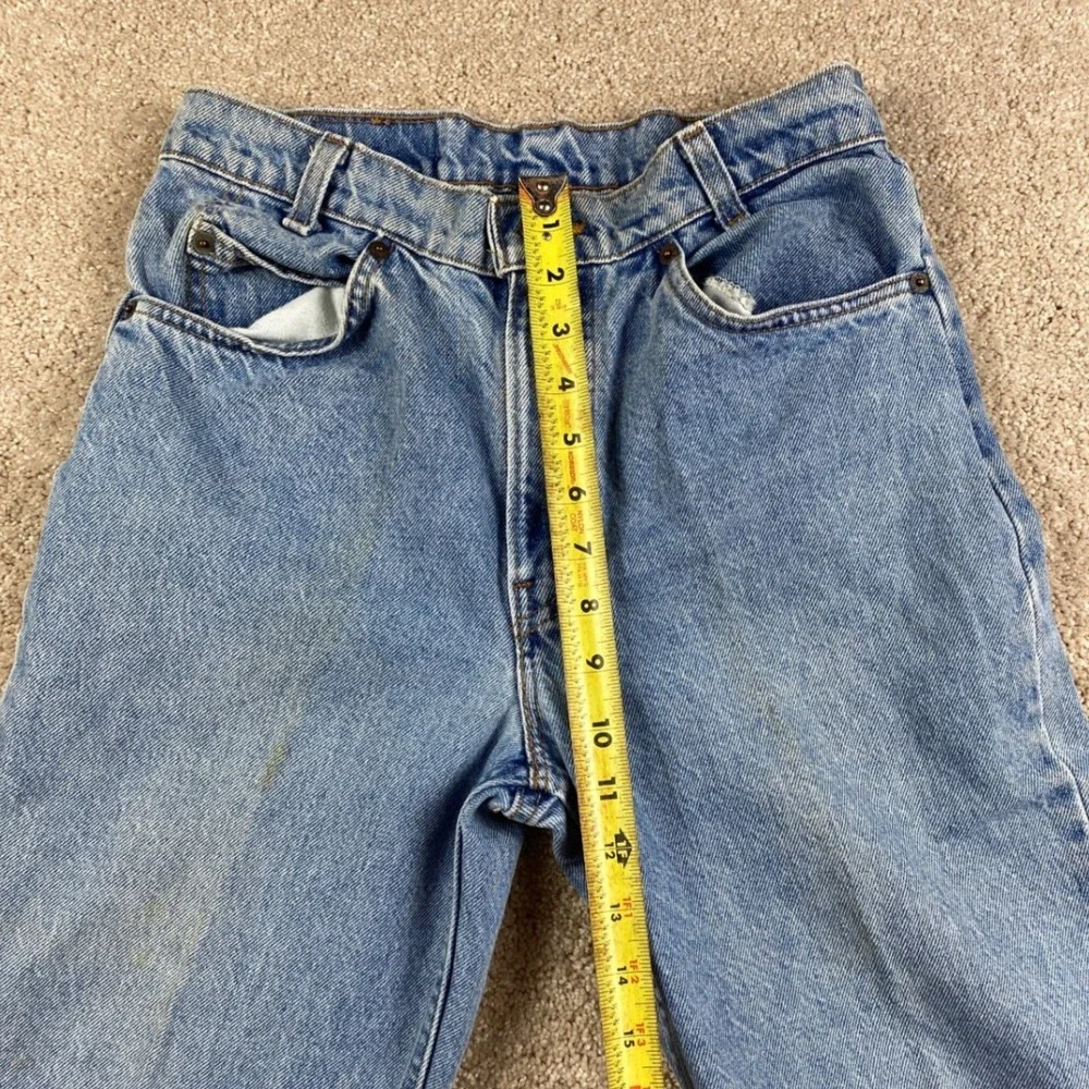 Levis 550 Student Vintage Orange‎ Tab Jeans Made in USA Blue W29 L32 40750-0299